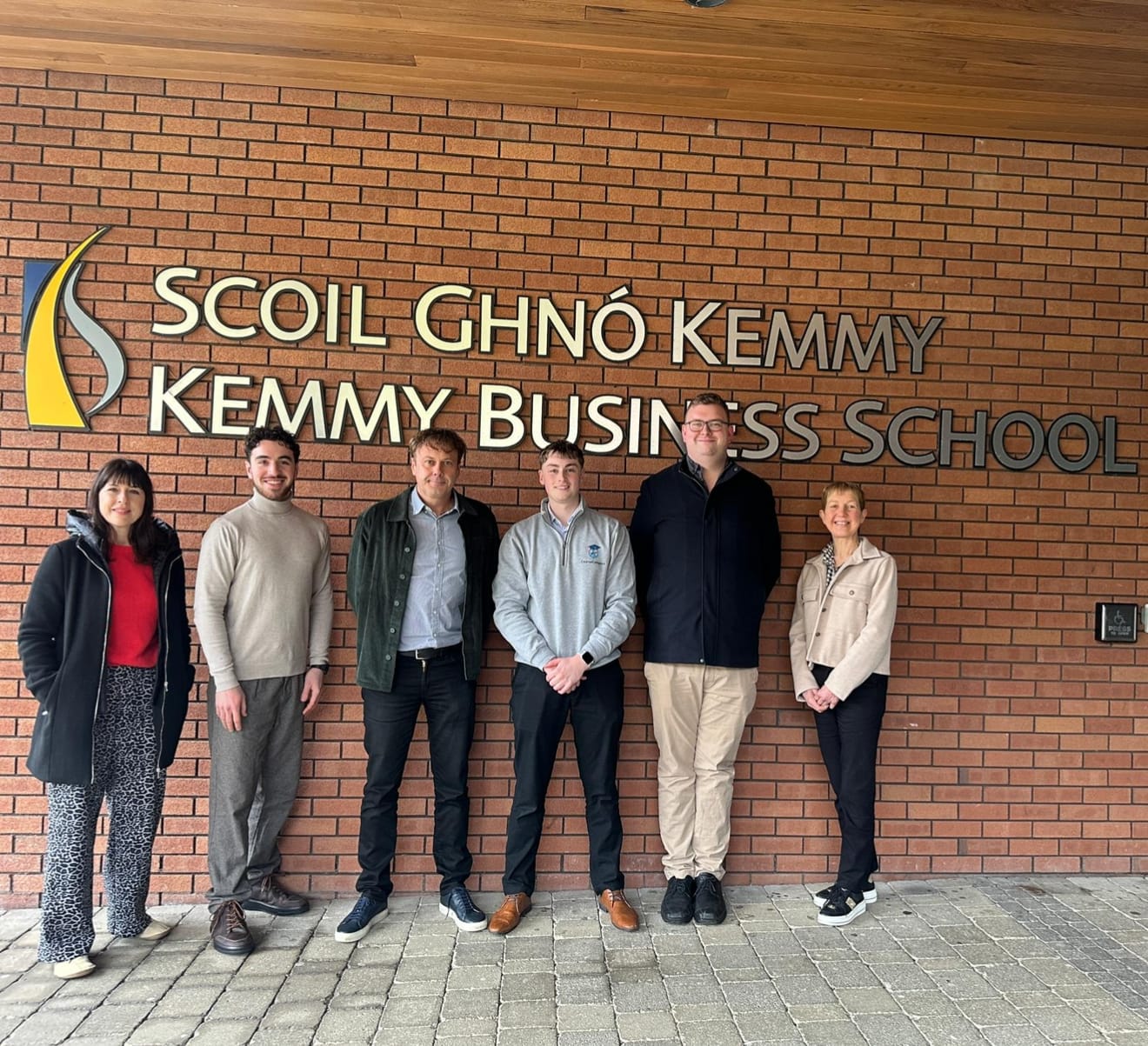 The CourseCompass team visiting the Kemmy Business School at the University of Limerick